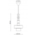 LARIAT CERAMICZNA LAMPA WISZĄCA     C2530 GIA   FERROLUCE